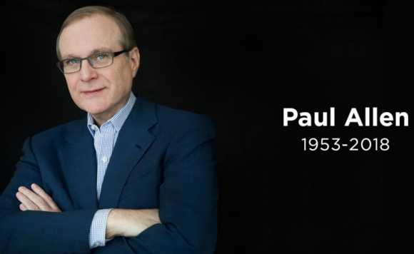 Annonce de la mort de Paul Allen par son entreprise Vulcan sur Twitter, le 15 octobre 2018.