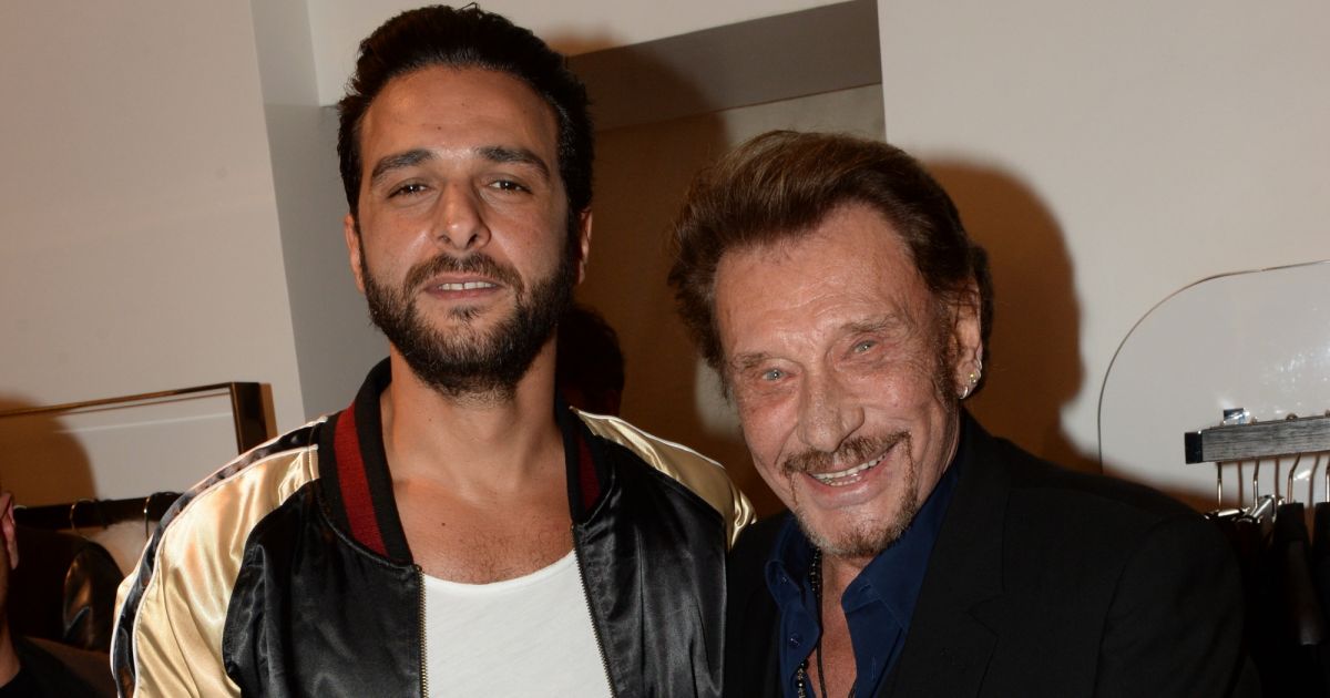 Exclusif Yodelice Maxim Nucci et Johnny Hallyday à Paris le mars Purepeople