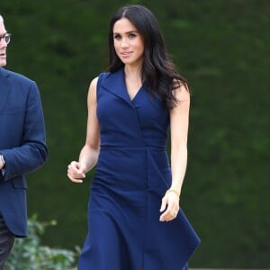 Meghan Markle à la réception donnée par le gouverneur de Victoria à Melbourne le 18 octobre 2018.