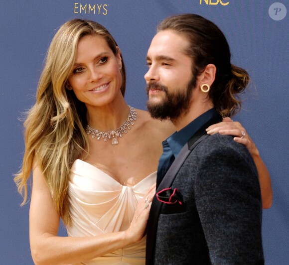 Heidi Klum, Tom Kaulitz People au 70ème Primetime Emmy Awards au théâtre Microsoft à Los Angeles le 17 septembre 2018.