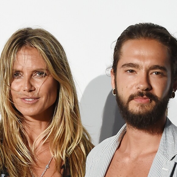 Heidi Klum et son compagnon Tom Kaulitz - Photocall de la soirée de gala Unicef à Porto Cervo. Le 10 août 2018.
