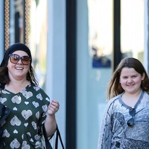 Exclusif - Melissa- McCarthy et sa fille Vivian font du shopping à Studio City le 22 Octobre 2018