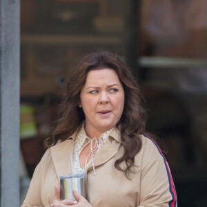 Exclusif - Melissa McCarthy sur le tournage du film " Superintelligence " à Atlanta Le 28 Juillet 2018