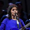 Katie Melua en concert à l'Olympia avec le "Gori Women's Choir" (Chorale des femmes de Gori) à Paris le 4 novembre 2016. © Lionel Urman/Bestimage