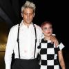Halsey et son compagnon G-Eazy - Les célébrités arrivent à l'after party du American Music Awards à Los Angeles, le 9 octobre 2018
