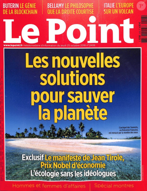 Le Point, octobre 2018.