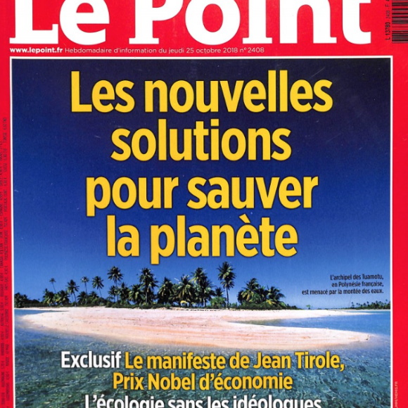 Le Point, octobre 2018.