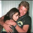  Johnny Hallyday et Adeline Blondieau à Carpentras, le 5 juin 1994. 