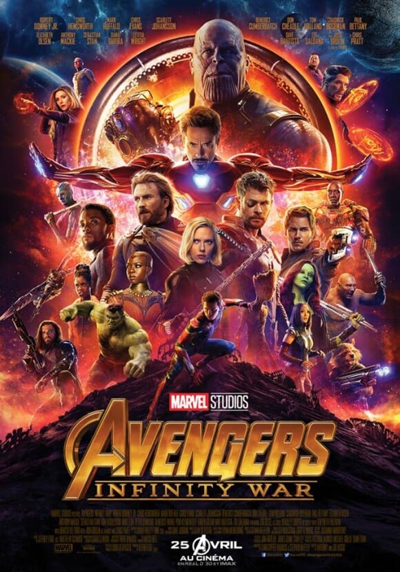 "Avangers: Infinity War" sorti en avril 2018.