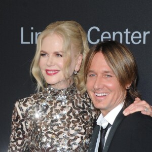 Nicole Kidman et son mari Keith Urban au gala Lincoln Center American Songbook 2018 en l'honneur de R. Plepler au Alice Tully Hall à New York, le 29 mai 2018