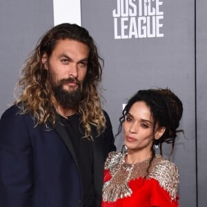 Jason Momoa, Lisa Bonet à la première de 'Justice League' au théâtre Dolby à Hollywood, le 13 novembre 2017 © Chris Delmas/Bestimage