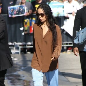 Zoë Kravitz à Hollywood, le 16 août 2018.