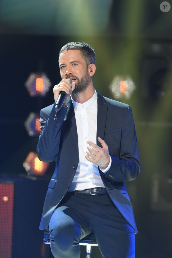 Exclusif  Emmanuel Moire - Enregistrement de l'émission "Bon anniversaire Line" à l'occasion des 90 ans de Line Renaud au Théâtre Bobino à Paris. Le 25 juin 2018. © Coadic Guirec / Bestimage