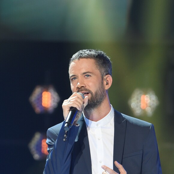 Exclusif  Emmanuel Moire - Enregistrement de l'émission "Bon anniversaire Line" à l'occasion des 90 ans de Line Renaud au Théâtre Bobino à Paris. Le 25 juin 2018. © Coadic Guirec / Bestimage