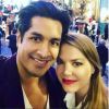 Sugar Sammy et sa compagne Nastassia Markiewicz aux Folies Bergères - instagram, 8 octobre 2018