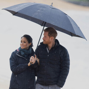 Le prince Harry et Meghan Markle au parc national Abel Tasman en Nouvelle-Zélande, le 29 octobre 2018.