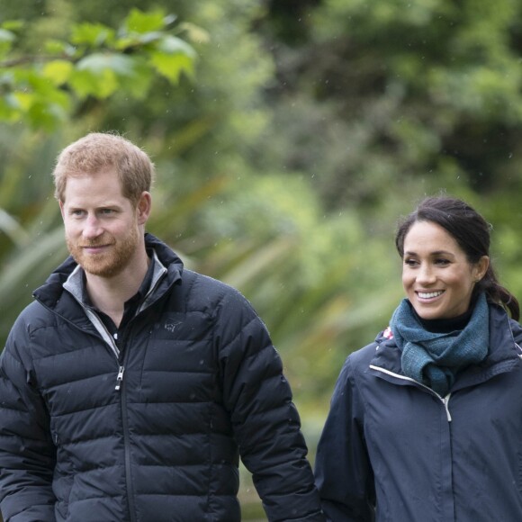 Le prince Harry et Meghan Markle au parc national Abel Tasman en Nouvelle-Zélande, le 29 octobre 2018.