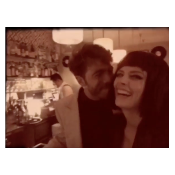 Gian Marco Tavani et Elodie Frégé sur une vidéo publiée sur Instagram le 31 octobre 2018.