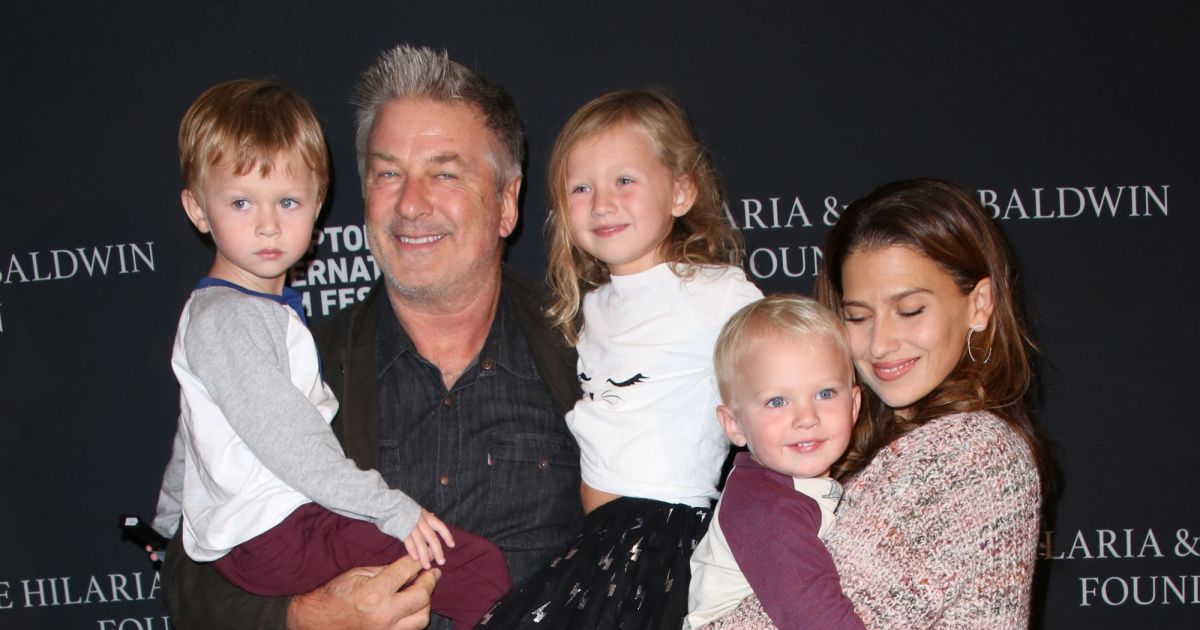 Alec Baldwin, sa femme Hilaria et leurs enfants Rafael, Carmen et