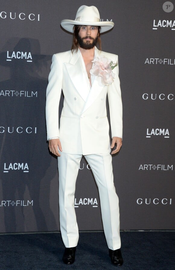 Jared Leto à la soirée LACMA Art + Film en l'honneur de Catherine Opie et Guillermo Del Toro présentée par Gucci à Los Angeles, le 3 novembre 2018