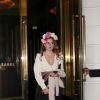 La princesse Beatrice d'York quittant la soirée privée Casamigos organisée au restaurant Isabel à Londres le 2 novembre 2018.