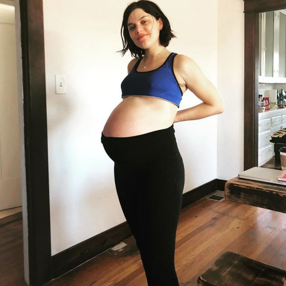 Soko enceinte. Photo publiée le 20 octobre 2018 sur Instagram.