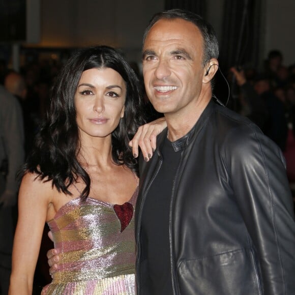 Jenifer Bartoli et Nikos Aliagas lors de la 18ème cérémonie des "NRJ Music Awards" au Palais des Festivals à Cannes, le 12 novembre 2016. © Christophe Aubert via Bestimage