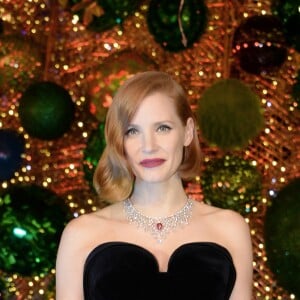 Jessica Chastain - Inauguration du Grand Sapin de la Maison Piaget aux Galeries Lafayette Paris Haussmann. Paris, le 7 novembre 2018. © Veeren/Bestimage
