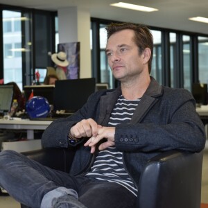 Exclusif - David Hallyday en interview pour Purepeople dans les locaux de Webedia à Levallois-Perret, le 9 janvier 2016. © Giancarlo Gorassini/Bestimage