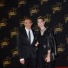 Nikos Aliagas et sa femme Tina Grigoriou - 20ème cérémonie des NRJ Music Awards au Palais des Festivals à Cannes. Le 10 novembre 2018 © Christophe Aubert