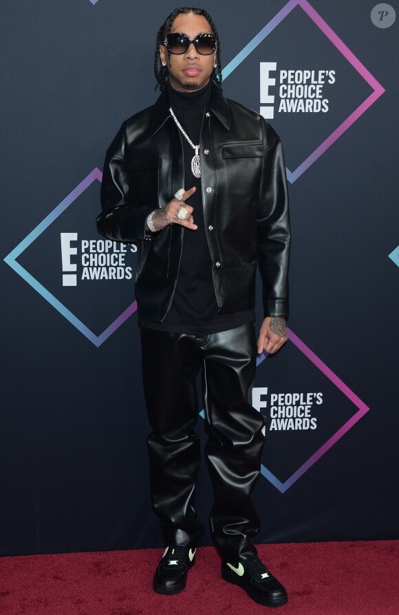 Tyga à la soirée People's Choice Awards au Barker Hangar à Santa Monica, le 11 novembre 2018.