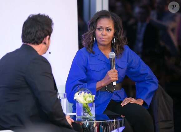 Exclusif - Michelle Obama participe au "Kick Health Event" à New York le 28 février 2018.