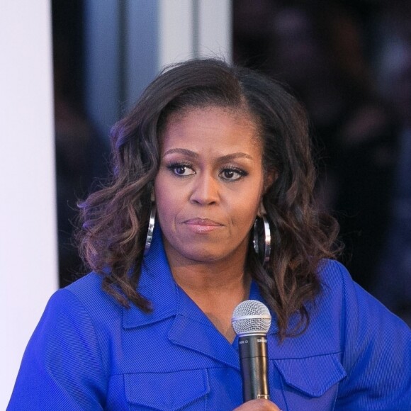 Exclusif - Michelle Obama participe au "Kick Health Event" à New York le 28 février 2018.