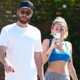 Exclusif - Miley Cyrus et son fiancé Liam Hemsworth se rendent au Sun Café à Studio City le 5 mai 2018.