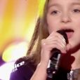 Irma dans "The Voice Kids 5" sur TF1 le 30 novembre 2018.