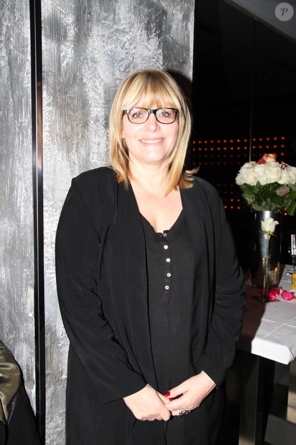 Exclusif - Caroline Diament - Steevy Boulay fête son 34ème anniversaire dans le bar restaurant le "Who's" dans le Marais à Paris le 19 février 2014.