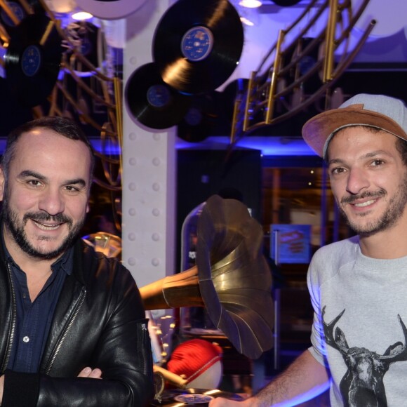 Exclusif - François-Xavier Demaison, Vincent Dedienne - Le BHV Marais fête "Le retour de Mary Poppins" au cinéma à Paris le 14 novembre 2018. © Rachid Bellak/Bestimage