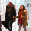 Exclusif - Idris Elba et sa fille Isan Elba se rendent à l'aéroport de Toronto, le 23 novembre 2016. © CPA/Bestimage