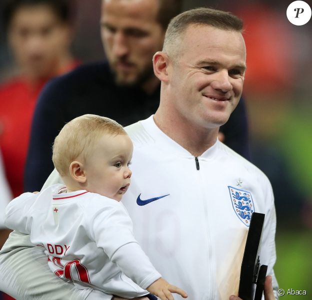 Wayne Rooney lors de son dernier match avec l'Angleterre le 15 novembre 2018 contre les Etats-Unis, au Stade de Wembley.