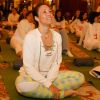 Exclusif - Natasha St-Pier - 5ème Opération "Yogis du Coeur" au profit de "Mécénat Chirurgie Cardiaque" à l'hôtel InterContinental Hotel Paris Le Grand à Paris le 18 novembre 2018.