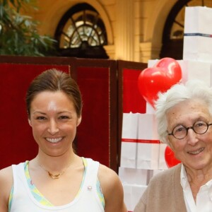 Exclusif - Christophe Laure (directeur général de l'hôtel Intercontinental Paris le Grand Opéra), Natasha St-Pier, Francine Leca, Ines de la Fressange - 5ème Opération "Yogis du Coeur" au profit de "Mécénat Chirurgie Cardiaque" à l'hôtel InterContinental Hotel Paris Le Grand à Paris le 18 novembre 2018.