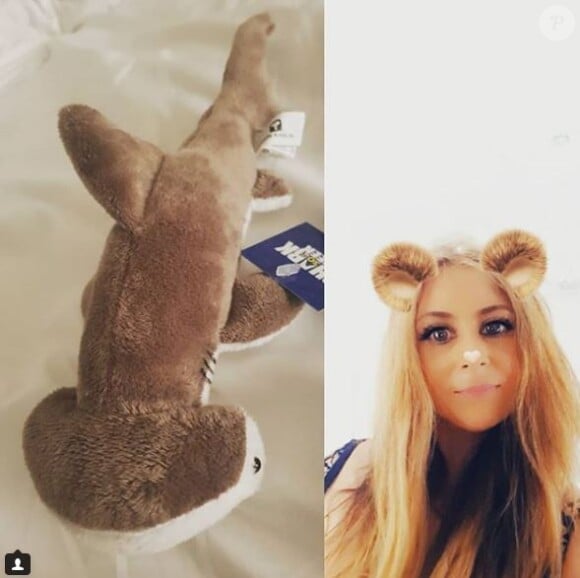 Marion Bartoli blonde sur Instagram le 21 juillet 2018.