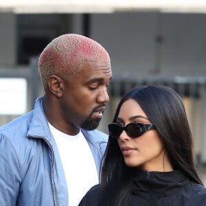Exclusif - Kanye West et sa femme Kim Kardashian se rendent à la bijouterie XIV Karats à Beverly Hills le 17 novembre 2018.