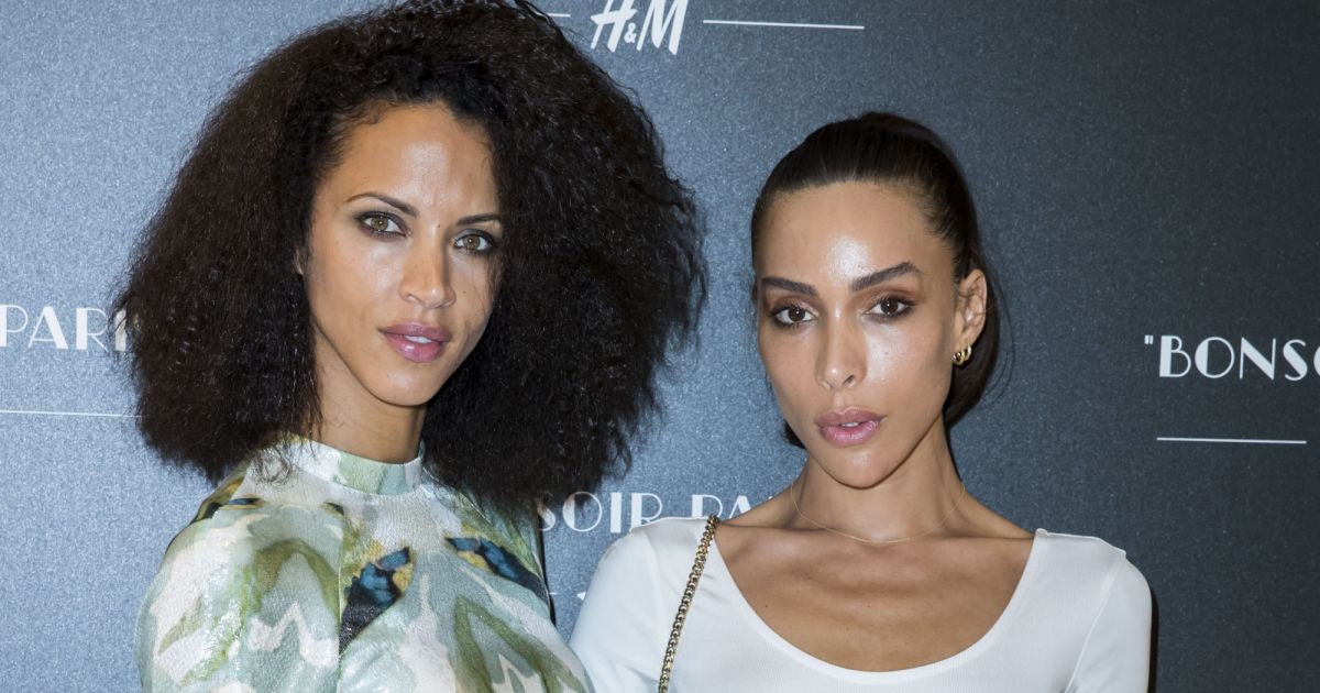 Noémie Lenoir et Inès Rau - Soirée d'ouverture du nouveau flagship H&M