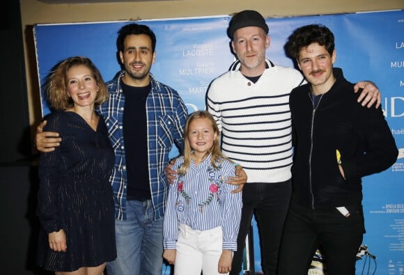 Ophélia Kolb, Jonathan Cohen, Isaure Multrier (fille d'A. Laroche-Joubert), Mikhaël Hers (réalisateur), Vincent Lacoste - Avant-première du film "Amanda" au cinéma UGC Châtelet les Halles à Paris, le 19 novembre 2018. © Marc Ausset-Lacroix / Bestimage