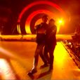 Camille Combal et Vincent Moscato dans "Danse avec les stars 9" sur TF1, le 1er décembre 2018.