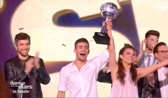Clément Rémiens grand gagnant de "Danse avec les stars 9" sur TF1, le 1er décembre 2018.