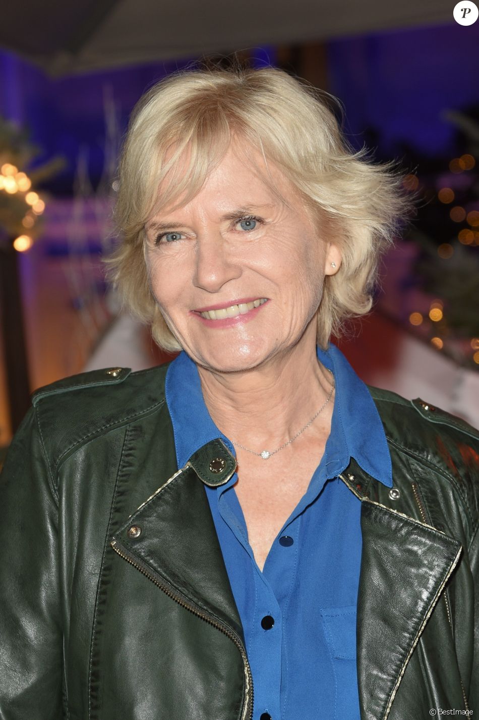 Catherine Ceylac lors de l'inauguration du chalet éphémère Les Neiges