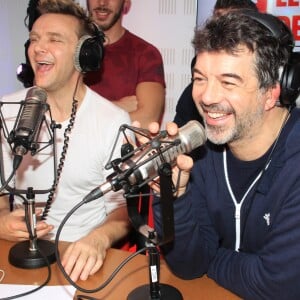 Exclusif - Jeanfi Janssens (Jean-Philippe Janssens) et Stéphane Plaza lors de l'émission "Le Show de Luxe" sur la Radio Voltage à Paris, France, le 26 novembre 2018.