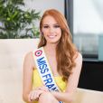 Exclusif - Maëva Coucke, Miss France 2018 dans les locaux de Webedia pour une interview pour Purepeople à Levallois-Perret le 25 octobre 2018.